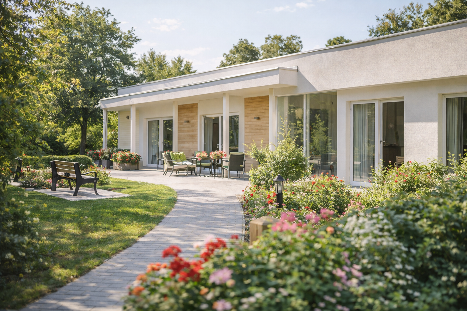 Seniori na prechádzke v prírode